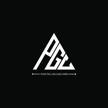 PGC letter logo creative design. PGC unique design

