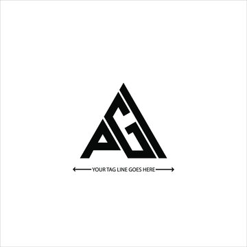 PGI letter logo creative design. PGI unique design