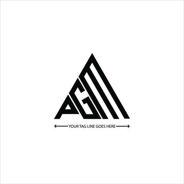 PGM letter logo creative design. PGM unique design
