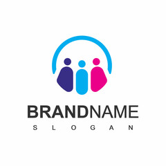 Family Logo Design Vector