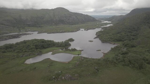 Ireland's finest landscape Ladies view Ring of Kerry tourist spot
