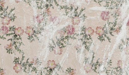 grunge floral texture background 