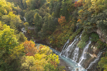 北海道美瑛町・白髭の滝