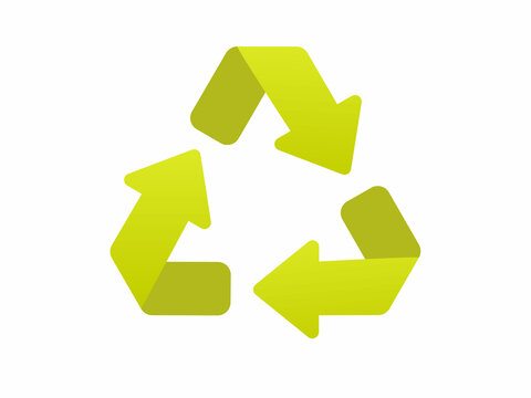 recycle eco ecology environment single isolated icon with smooth style