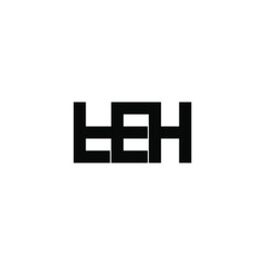 teh initial letter monogram logo design