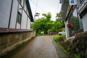 群馬県吾妻郡草津町の草津温泉に旅行している風景 A scene from a trip to Kusatsu Onsen in Kusatsu-machi, Agatsuma-gun, Gunma Prefecture. 