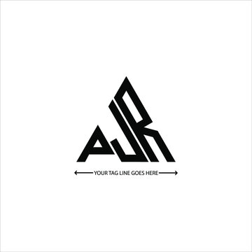 PJR letter logo creative design. PJR unique design
