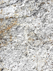 Black with gray and brown stripes on white background, The surface was rough and filled with cracks of stone	