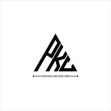 PKC letter logo creative design. PKC unique design
