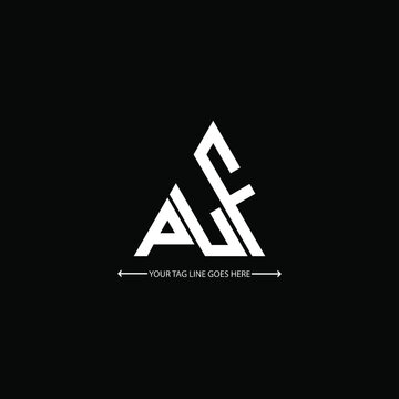 PLF letter logo creative design. PLF unique design