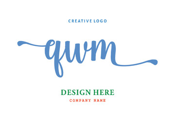 QWM lettering logo is simple, easy to understand and authoritative