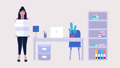 Professional burnout concept