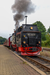 Brocken Bahn in National Park Harz in Germany