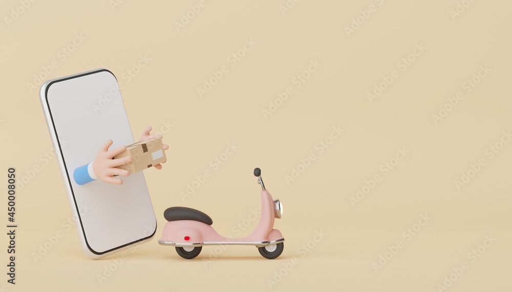 Aufkleber 3d render minimal mini mobile phone or smartphone for work with white copy space for mock up and cre