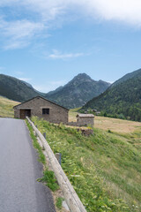 Fototapeta na wymiar Andorra mountains landscape