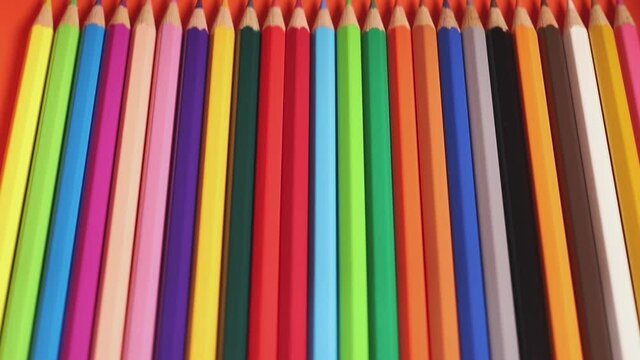 Colored pencils in orange box.mov
