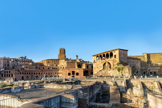 Roman Forum. Imperial Forum Of Emperor Augustus. Rome