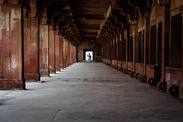 th long halways of fatehpur sikri