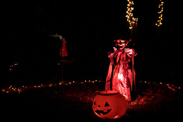 halloween lights and decors
