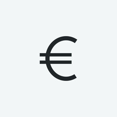 euro currency best vector icon illustration sign 