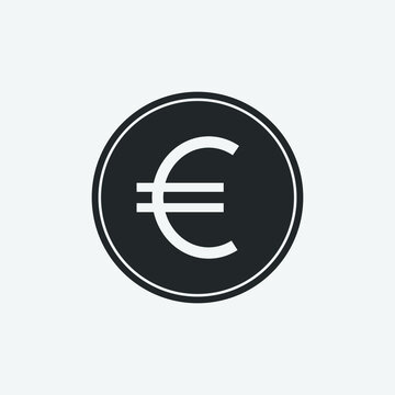euro currency best vector icon illustration sign 