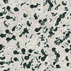 Seamless funky grungy pattern motif for print. High quality illustration. Non print of weird textured dabs of color on paper texture. For surface design printing or any sort.