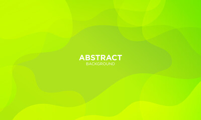 Abstract Green geometric background. Modern background design. Liquid color. Fluid shapes composition. Fit for presentation design. website, basis for banners, wallpapers, brochure, posters