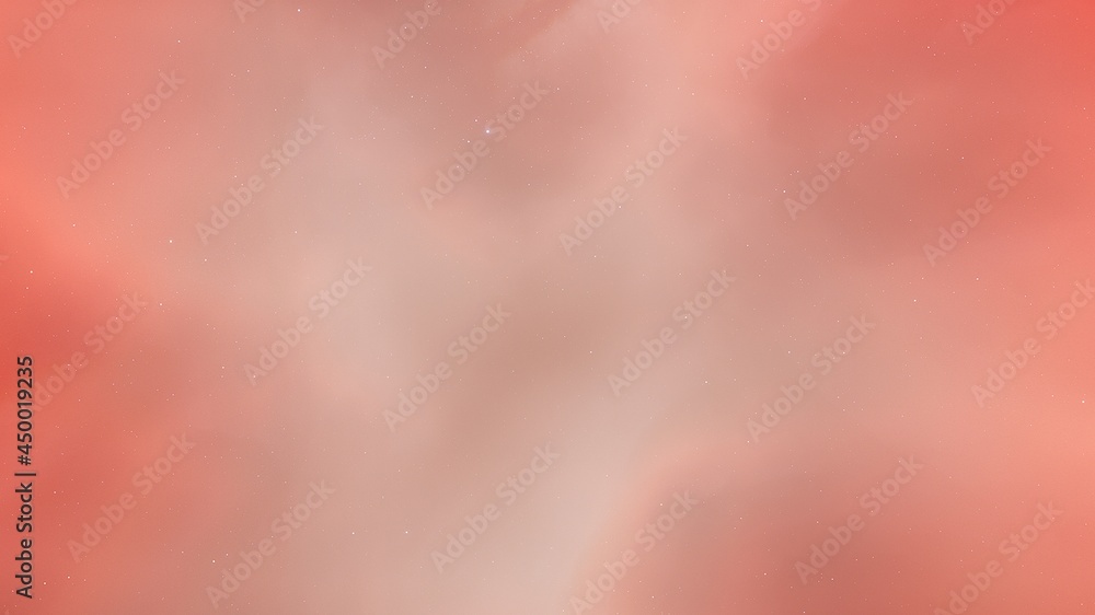 Wall mural red-violet nebula in outer space, horsehead nebula, unusual colorful nebula in a distant galaxy, red