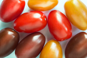 Colorful fresh tomatoes