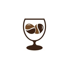 coffee glass logo