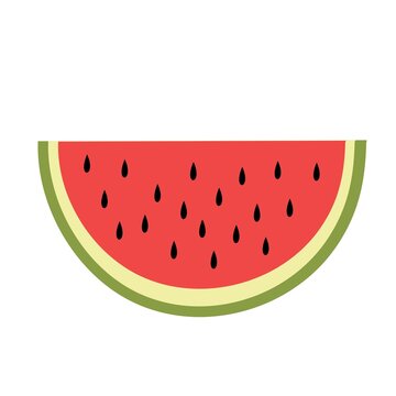 image of a watermelon on a white background