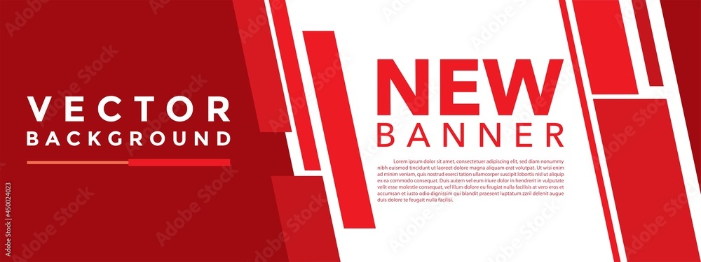 Poster red background vector illustration lighting effect graphic for text and message board design infogra