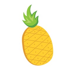image of a pineapple on a white background