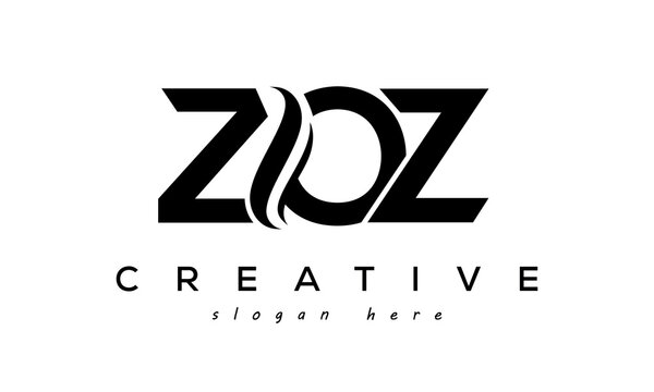 Letter ZOZ creative logo design vector	