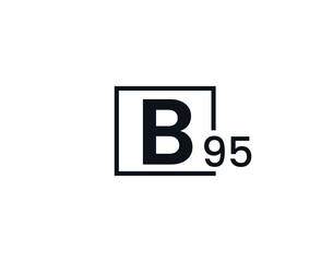 B95, 95B Initial letter logo