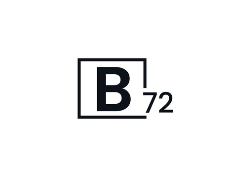 B72, 72B Initial letter logo