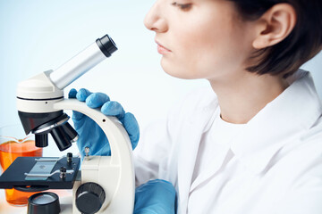 laboratory microscope biotechnology analyzes diagnostics