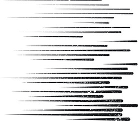 Fototapeta premium Grunge textured speed lines in arrow form . Vector Illustration .Technology logo . Design element . Abstract geometric shape . 