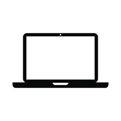 Laptop icon. Laptops or notebook computer. Vector illustration isolated on white background. EPS10