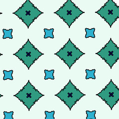 seamless knitted pattern