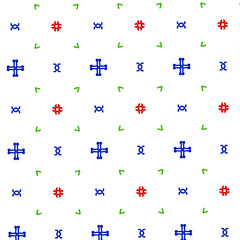 seamless pattern with beads