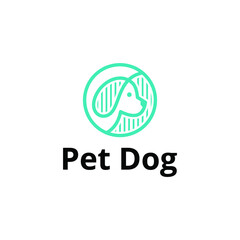 pet dog logo design