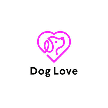 dog love logo