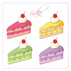 cake, art, tasty food, dessert,birthday