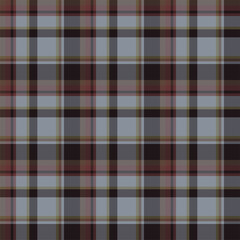 Plaid seamless pattern. Vector background of textile ornament. F