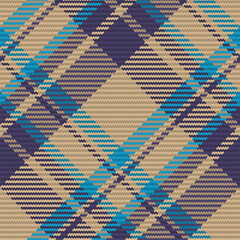 Seamless pattern of scottish tartan plaid. Repeatable background with check fabric texture. Vector backdrop striped textile print.