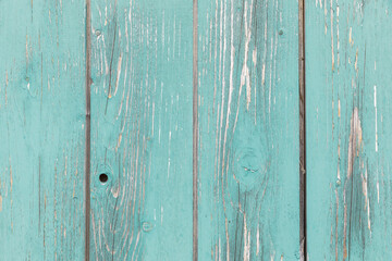 Fototapeta na wymiar Light blue weathered wood background