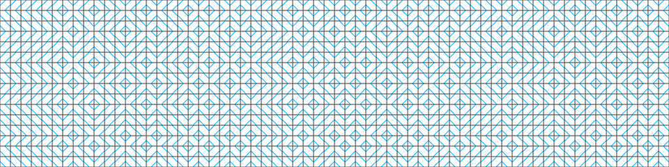 Fototapeta premium Abstract Geometric Pattern generative computational art illustration