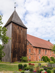 Fototapeta na wymiar Seaman's church at Prerow, Mecklenburg-Vorpommern, Germany