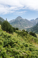 Fototapeta na wymiar Mountain landscape in Pyrenees